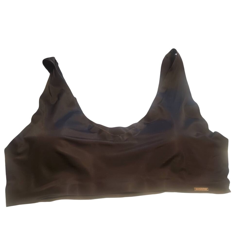 Danskin Black Sports Bra Size XL Removal Pads Seamless Comfortable B/C Cup